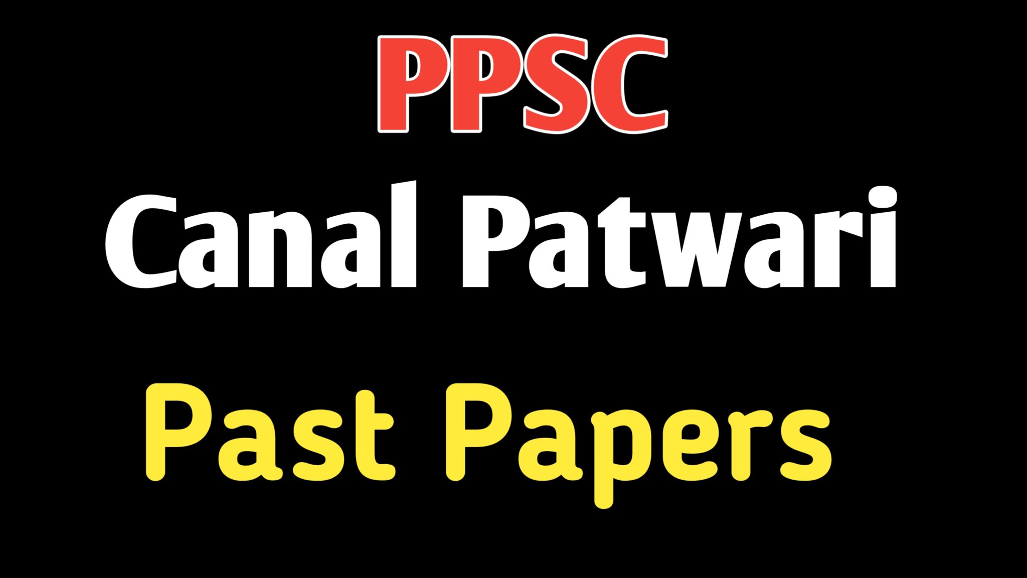 Canal Patwari Past Papers Ppsc Notesmcqs